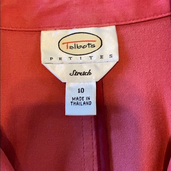 Talbots coral jacket - Picture 2 of 3